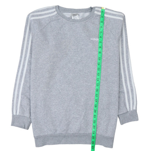 Womens UK Size 8-10 adidas Grey Pullover Sweatshirt