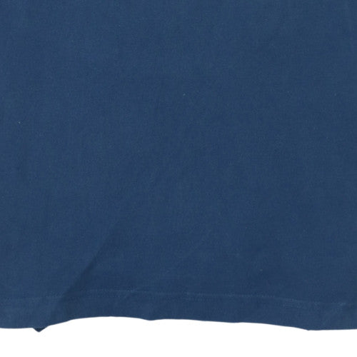 Superdry Men's Blue Classic Pique Polo Shirt Size M Embroidered