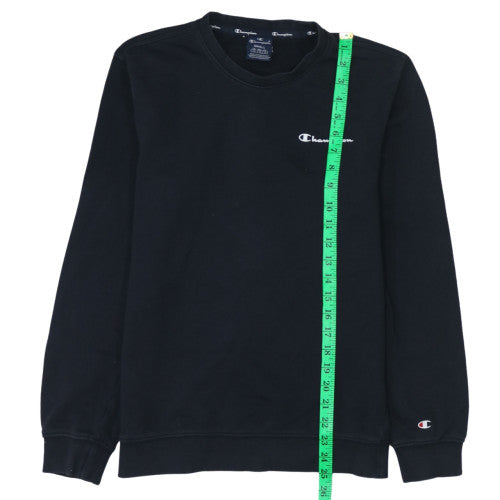 Womens UK Size S Champion Black Pullover Sweatshirt