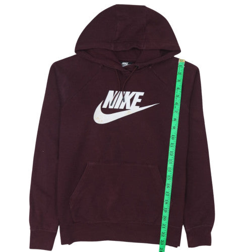 Womens UK Size S Nike Brown Pullover Hoodie