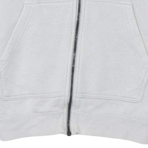 Mens UK Size XS Nike White Full Zip Hoodie