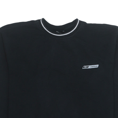 Mens UK Size L Reebok Black Pullover Sweatshirt