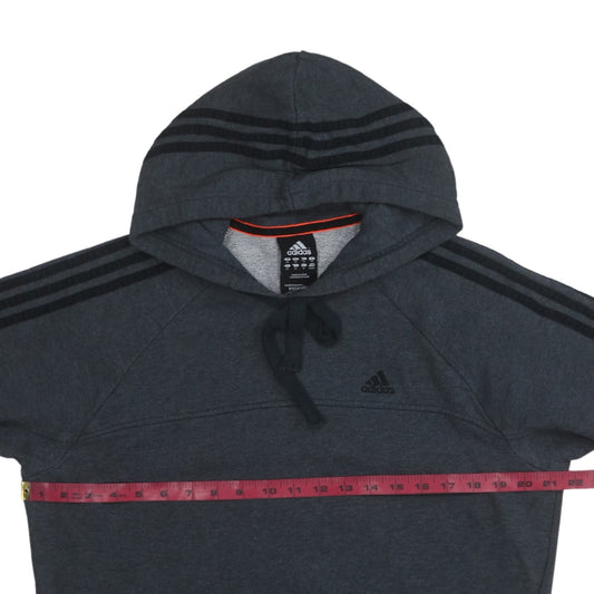 Mens UK Size M adidas Grey Pullover Hoodie