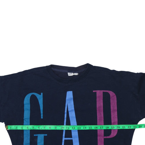 Womens UK Size XS Gap Blue Pullover Sweatshirt