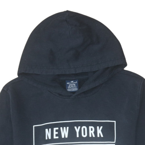 Mens UK Size M Champion Black Pullover Hoodie