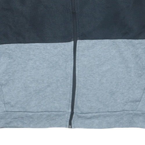 Mens UK Size 2XL PUMA Grey Full Zip Sweatshirt