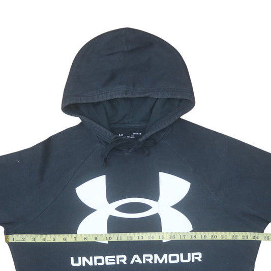 Mens UK Size M Under armour Black Pullover Hoodie