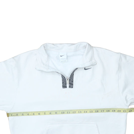 Womens UK Size S Nike White Pullover Sweatshirt
