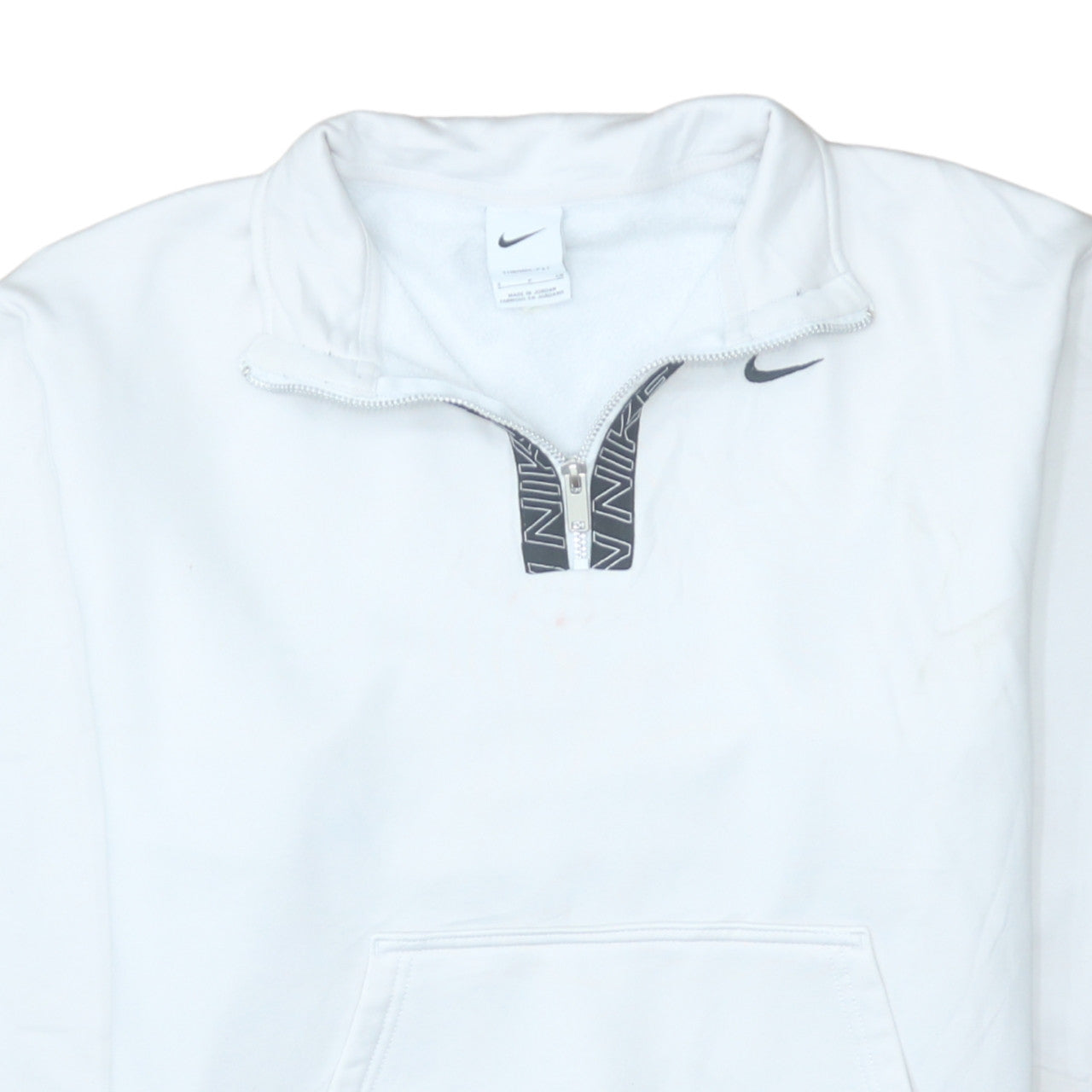 Womens UK Size S Nike White Pullover Sweatshirt