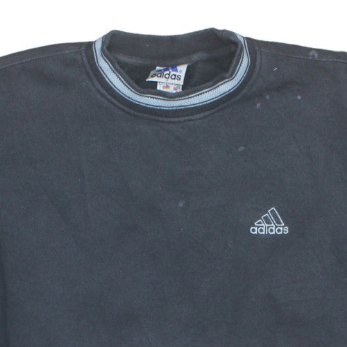Mens UK Size S adidas Black Pullover Sweatshirt