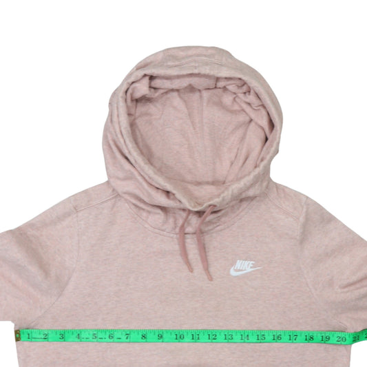 Womens UK Size S Nike Pink Pullover Hoodie