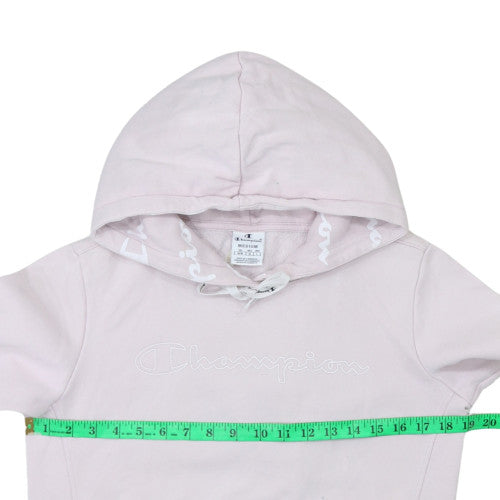 Womens UK Size M Champion Pink Pullover Hoodie