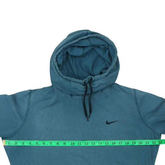 Womens UK Size L Nike Blue Pullover Hoodie