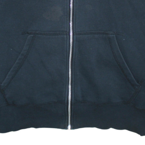 Mens UK Size 2XL Nike Black Full Zip Hoodie