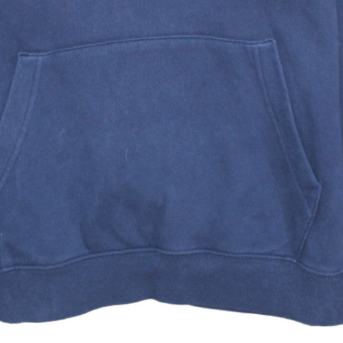 Mens UK Size S Nike Blue Pullover Hoodie
