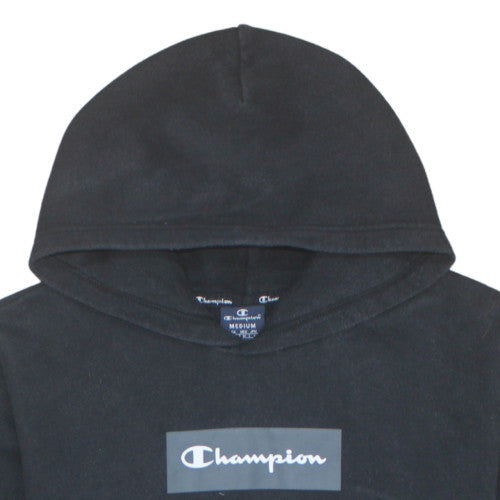 Mens UK Size M Champion Black Pullover Hoodie