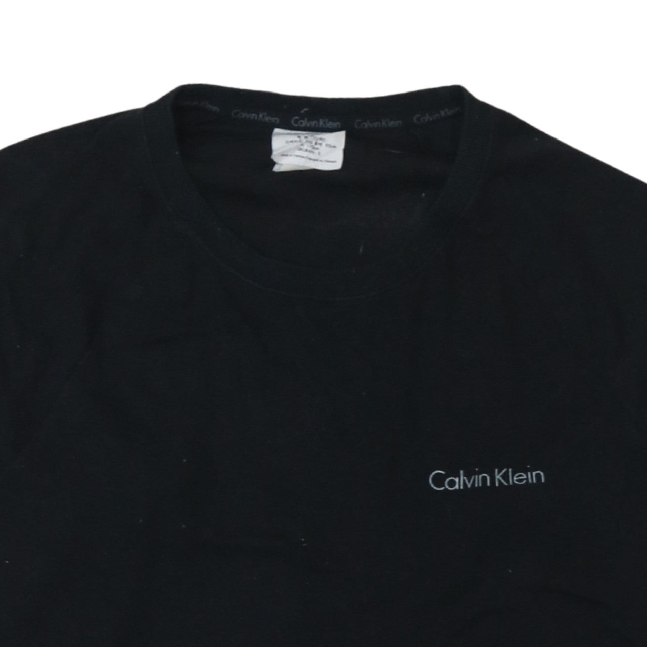 Womens UK Size S Calvin Klein Black Pullover Sweatshirt