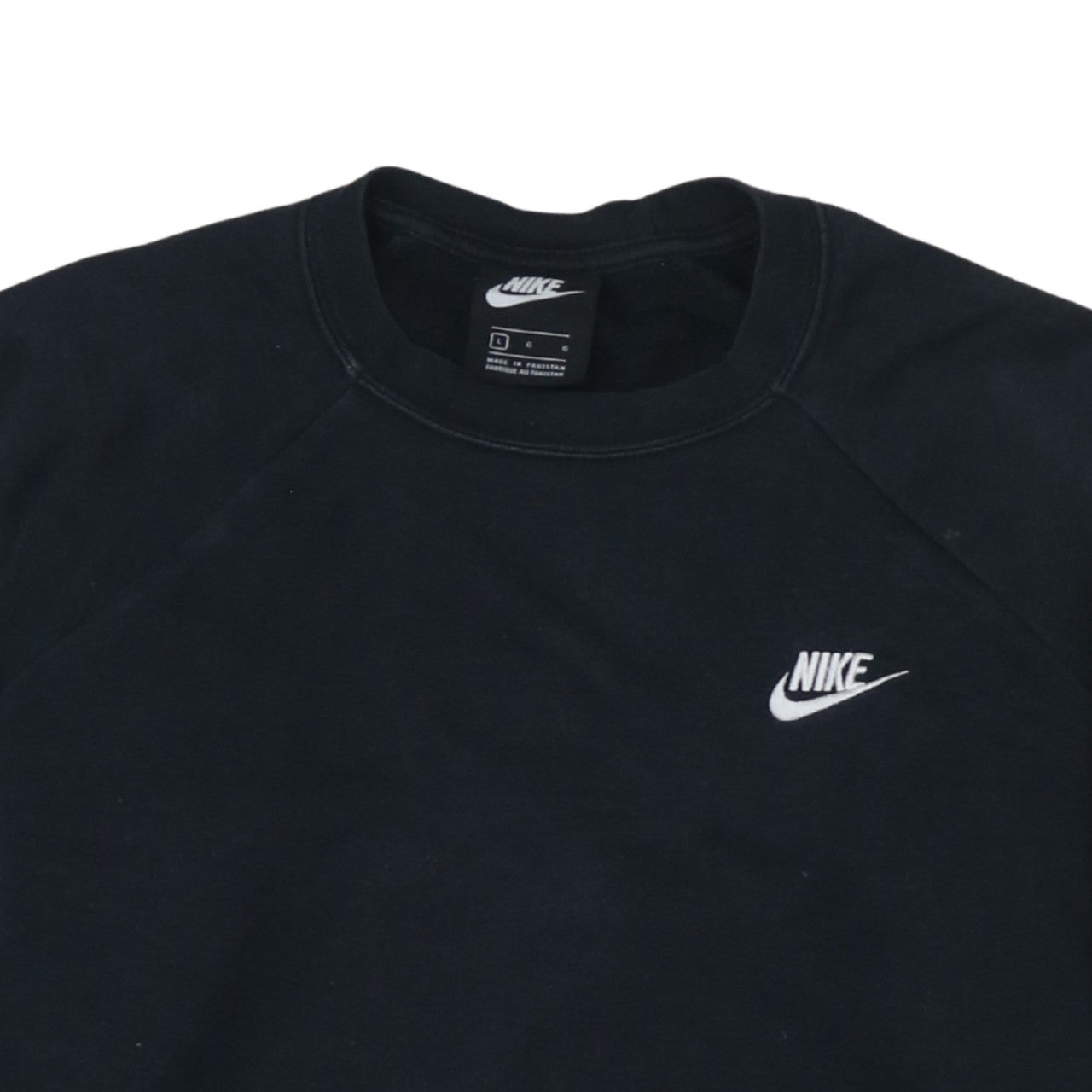 Womens UK Size L Nike Black Pullover Sweatshirt