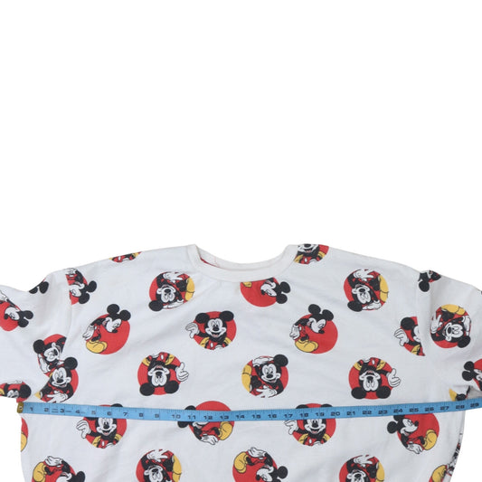 Womens UK Size XL Disney White Pullover Sweatshirt