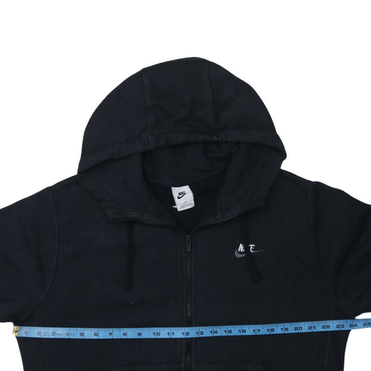 Mens UK Size M Nike Black Full Zip Hoodie