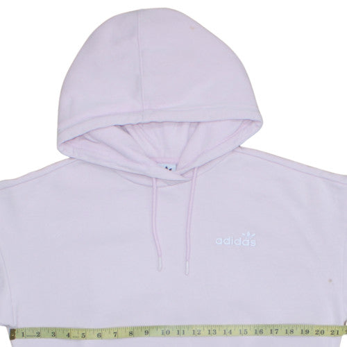 Womens UK Size 4 adidas Pink Pullover Hoodie