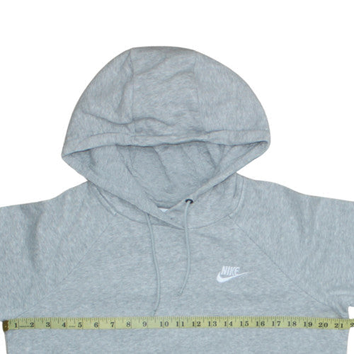 Mens UK Size M Nike Grey Pullover Hoodie