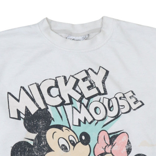 Womens UK Size L Disney White Pullover Sweatshirt