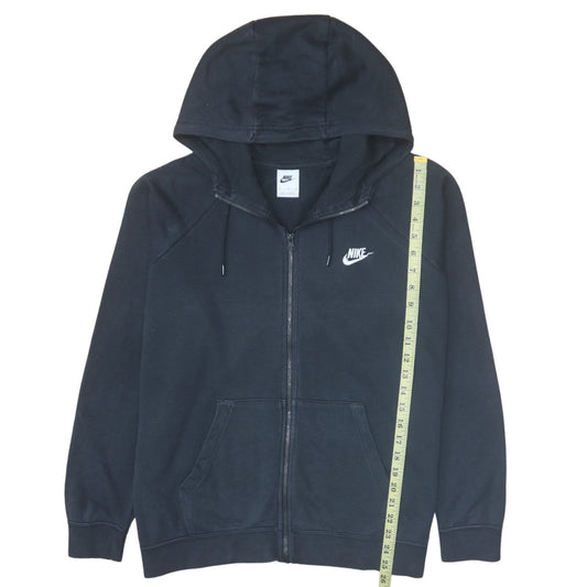 Mens UK Size XL Nike Black Full Zip Hoodie