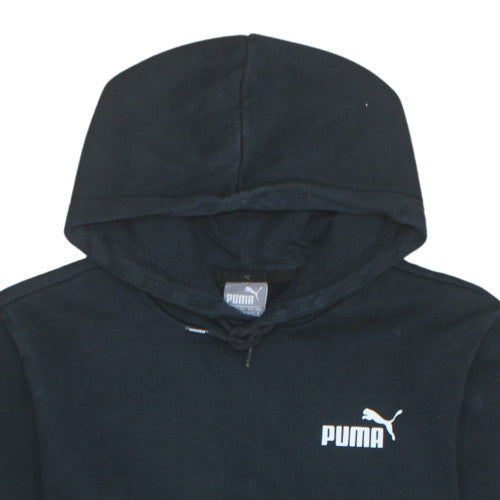 Womens UK Size S PUMA Black Pullover Hoodie