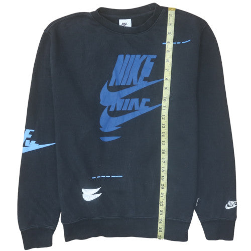 Mens UK Size S Nike Black Pullover Sweatshirt