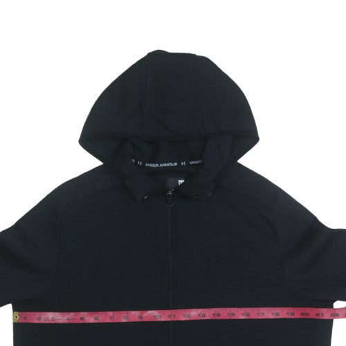 Mens UK Size L Under armour Black Full Zip Hoodie