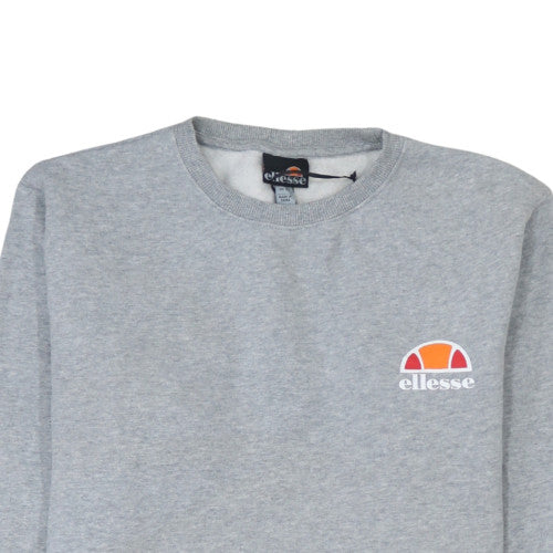Womens UK Size 10 ellesse Grey Pullover Sweatshirt