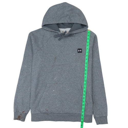 Mens UK Size L Under armour Grey Pullover Hoodie