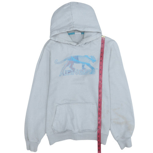 Mens UK Size M Airness Grey Pullover Hoodie