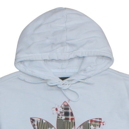 Womens UK Size 8 adidas White Pullover Hoodie