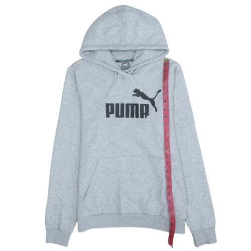 Womens UK Size L PUMA Grey Pullover Hoodie