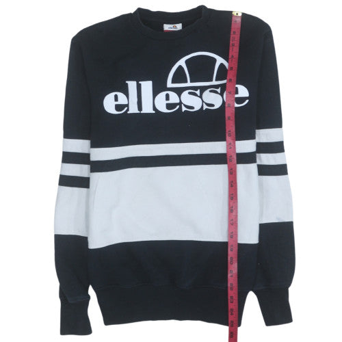 Womens UK Size 10 ellesse Black Pullover Sweatshirt