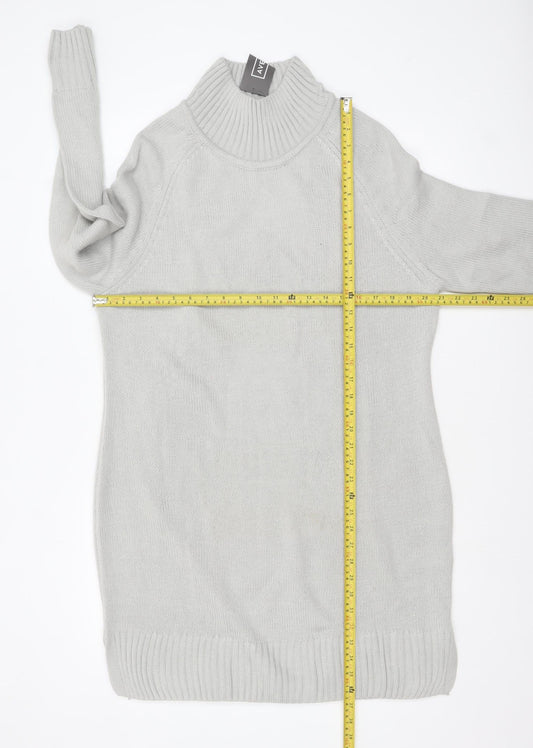 Womens UK Size 16 Avenue Grey Tunic Jumper