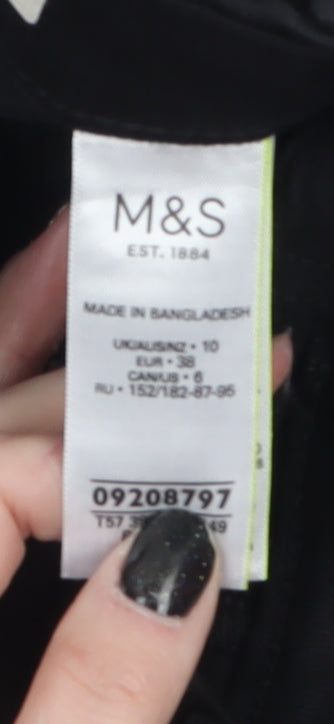 Womens UK Size 10 Marks and Spencer Slim Fit Bermuda Shorts
