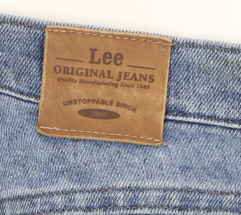 Lee Women's Blue High Rise Straight Leg Vintage Jeans Size 10L