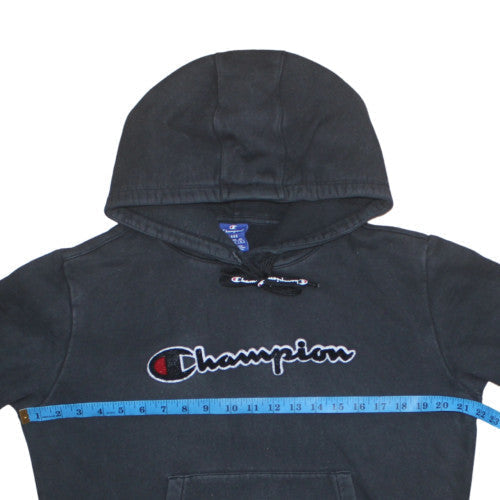 Mens UK Size L Champion Black Pullover Hoodie