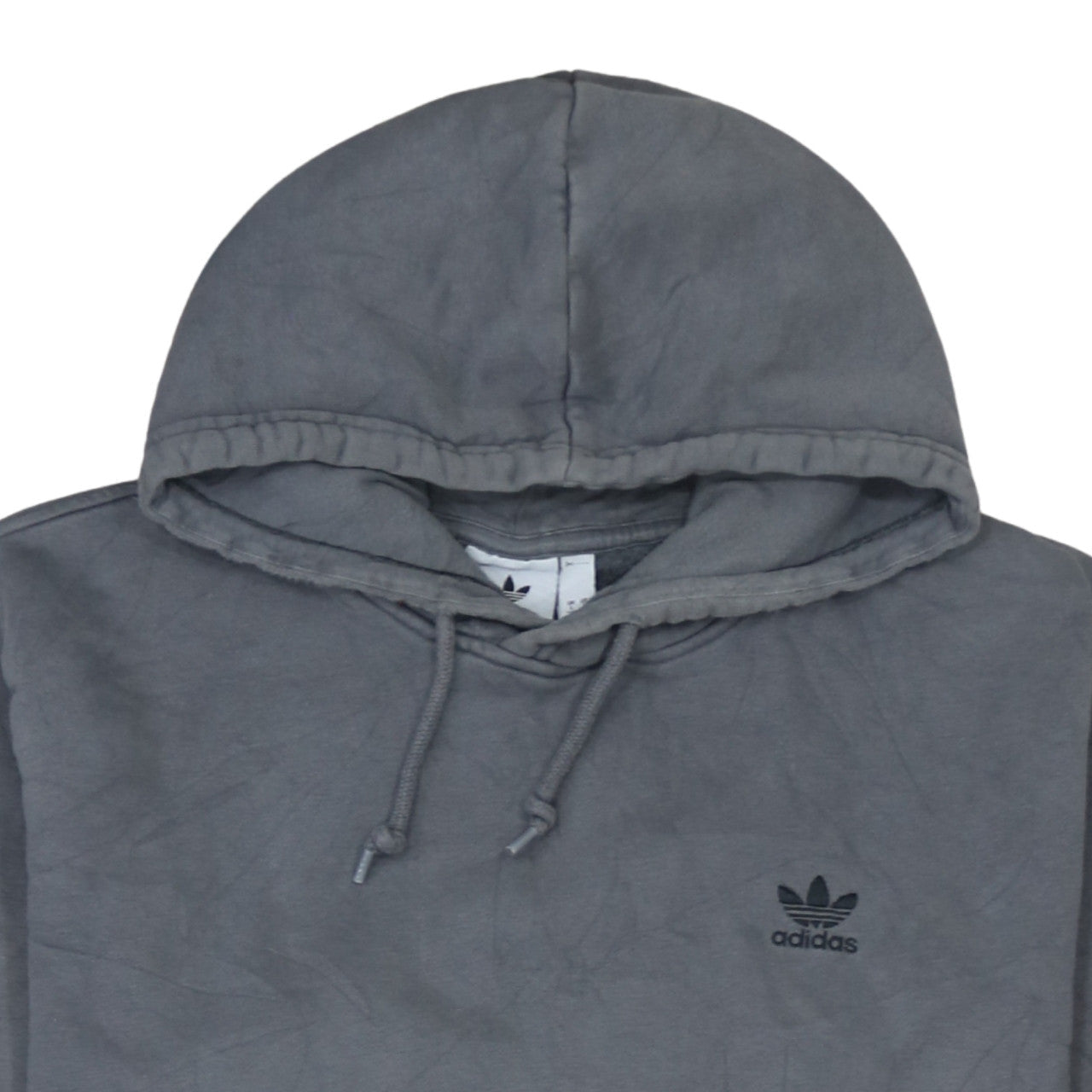 Mens UK Size L adidas Grey Pullover Hoodie