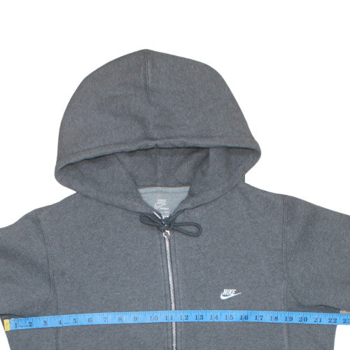 Mens UK Size S Nike Grey Full Zip Hoodie