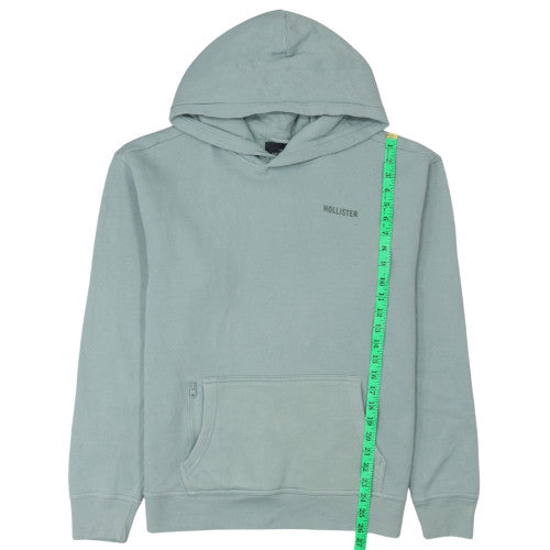 Mens UK Size M Hollister Green Pullover Hoodie