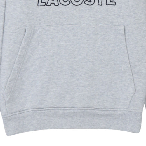 Mens UK Size S Lacoste Grey Pullover Hoodie