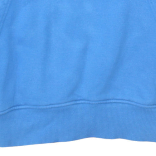 Mens UK Size S The North Face Blue Pullover Hoodie