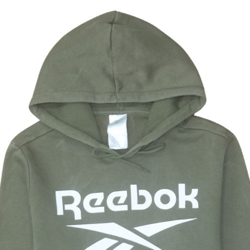 Mens UK Size M Reebok Green Pullover Hoodie
