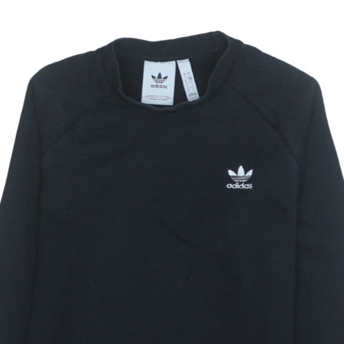 Mens UK Size S adidas Black Pullover Sweatshirt