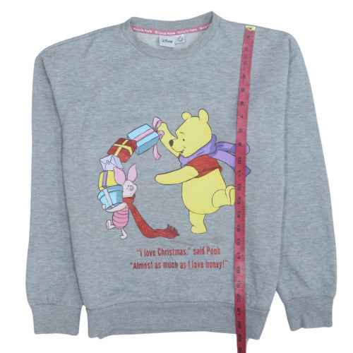 Womens UK Size XS Disney Grey Pullover Sweatshirt