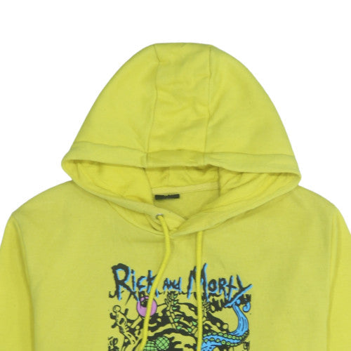 Mens UK Size L Primark Yellow Pullover Hoodie